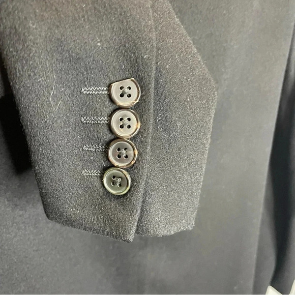 Ermenenegildo Zegna Neiman Marcus  Vintage Cashmere Black Sports Coat Blazer - Picture 7 of 8